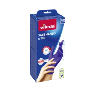 Rękawice nitrylowe Vileda Safe Hands S/M 100 szt.