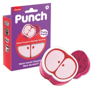 Vileda Punch Uniwersalny zmywak Jabłko